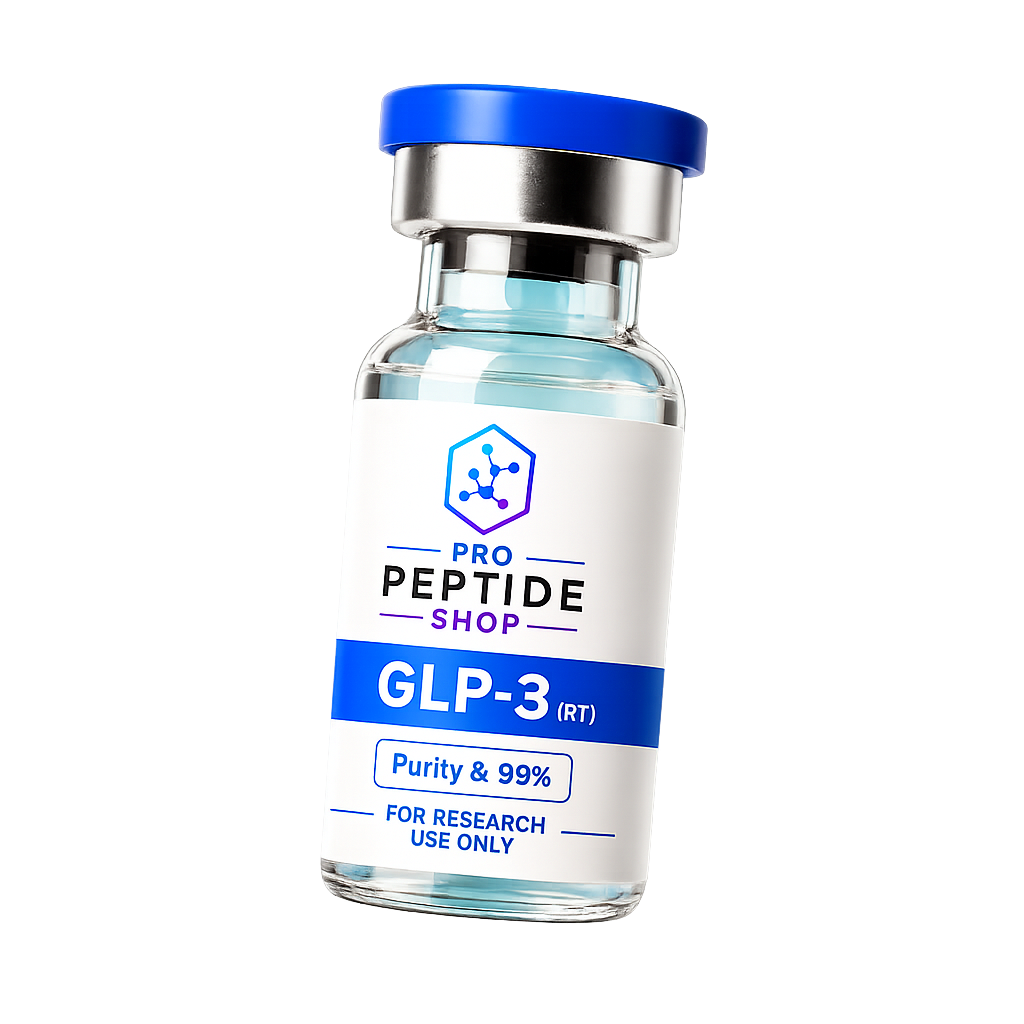 Research peptide vial